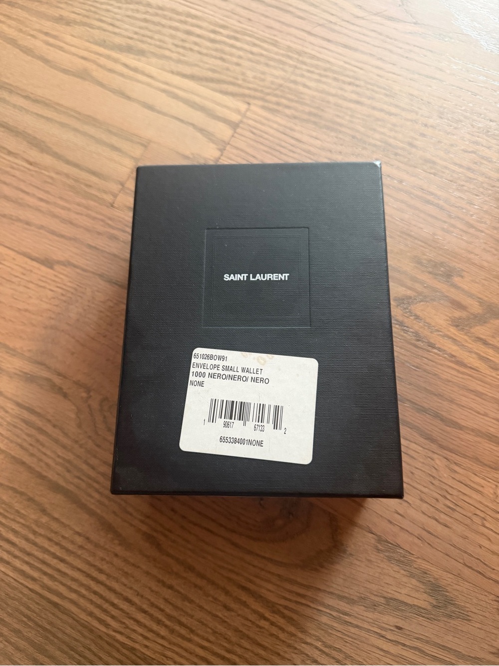 Saint Laurent empty box